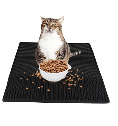 Honeycomb Cat Litter Mat | Waterproof, Double Layer, Urine-Proof, Washable Pad for Litter Box