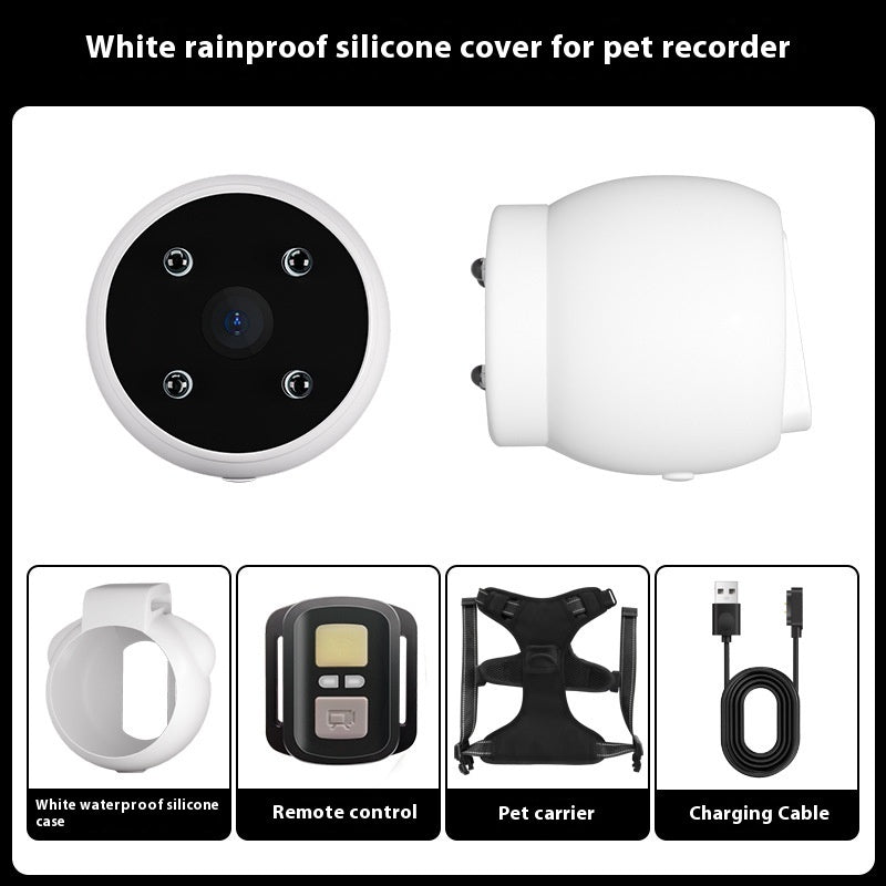 Pet Camera Collar - Motion Recorder & Tracker for Dogs and Cats with Video Recording