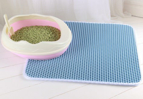 Honeycomb Cat Litter Mat | Waterproof, Double Layer, Urine-Proof, Washable Pad for Litter Box