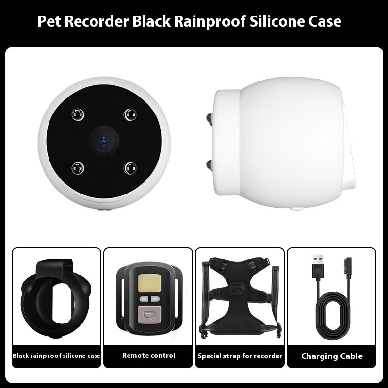 Pet Camera Collar - Motion Recorder & Tracker for Dogs and Cats with Video Recording